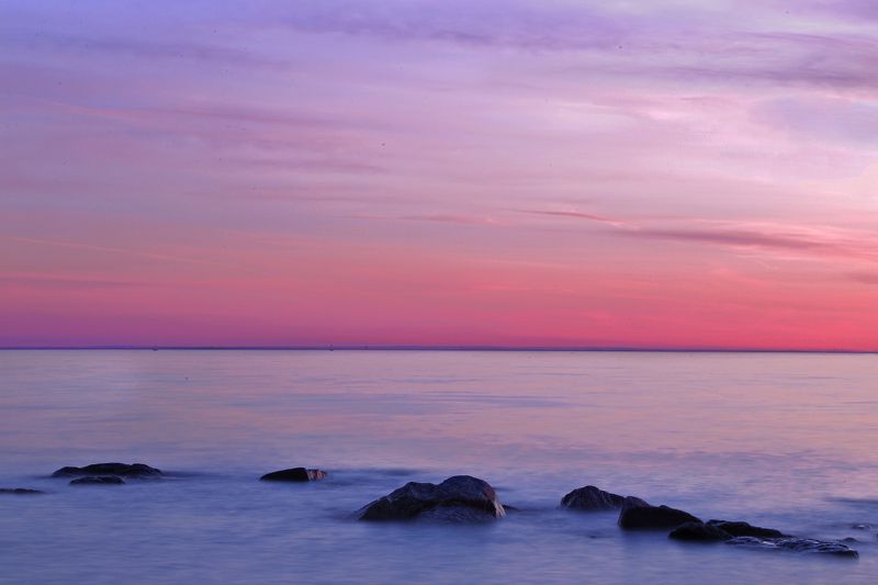 Nature, Sunset, Water, Waterscape, Вода, Выдержка, Длинная выдержка, Закат, Пейзаж SILENCE фото превью