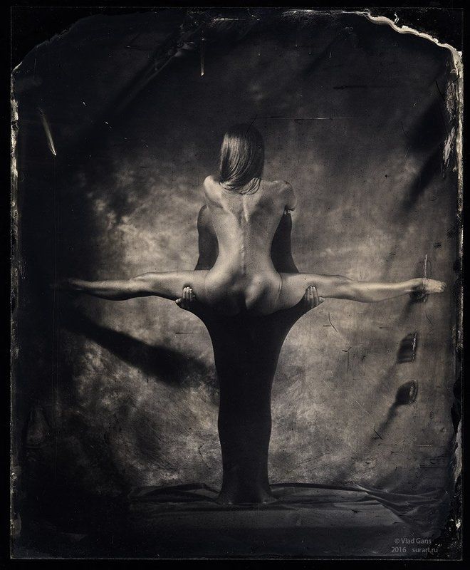 Амбротип на стекле фото превью