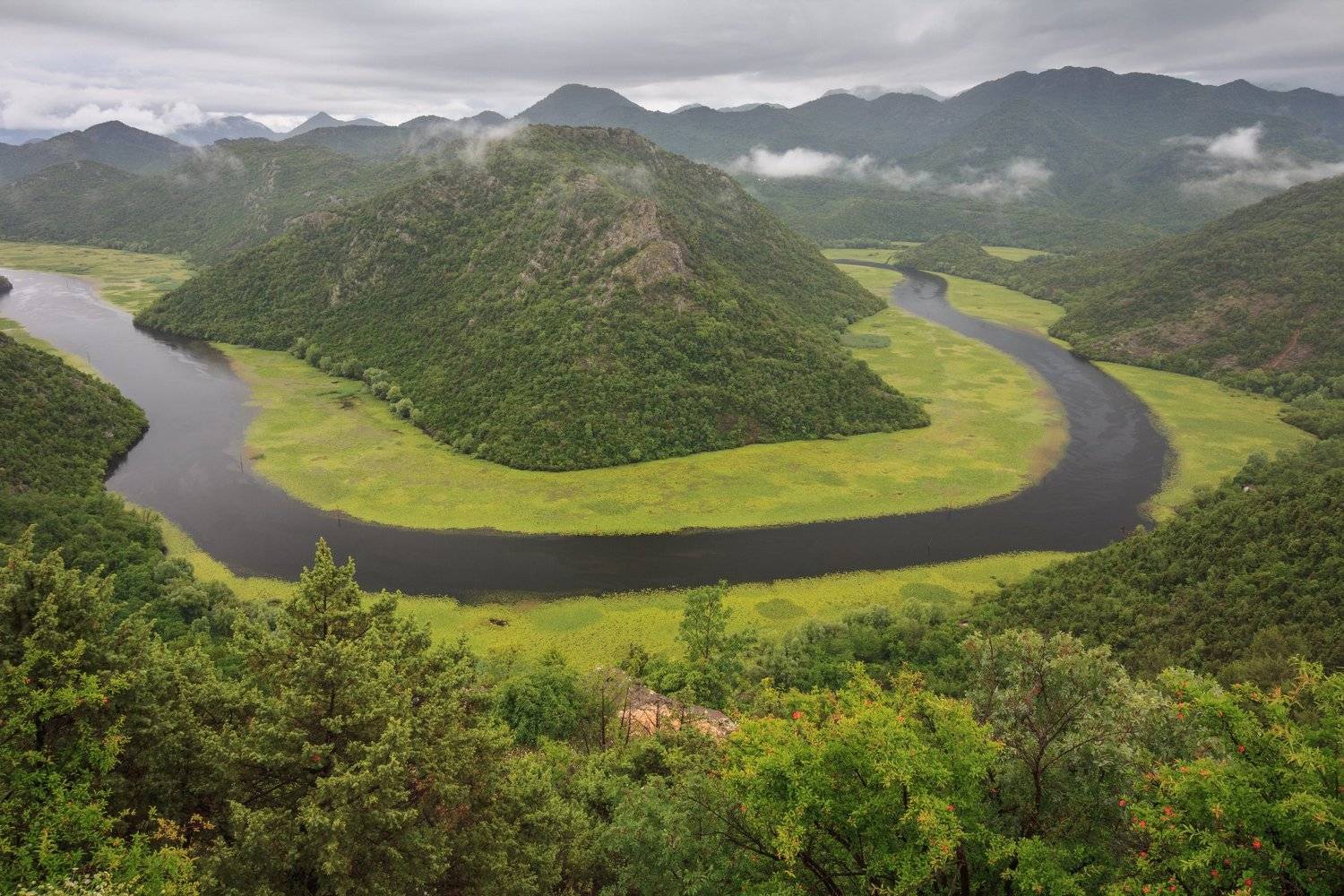 Црноевича, Черногрия, подкова, изгиб, горы, монтенегро, природа, пейзаж, Сергей Гарифуллин