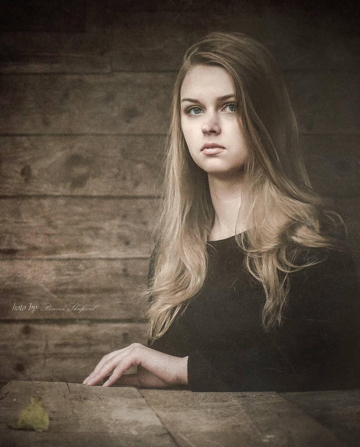 Девушка, Портрет, Роман Шафовал, Роман