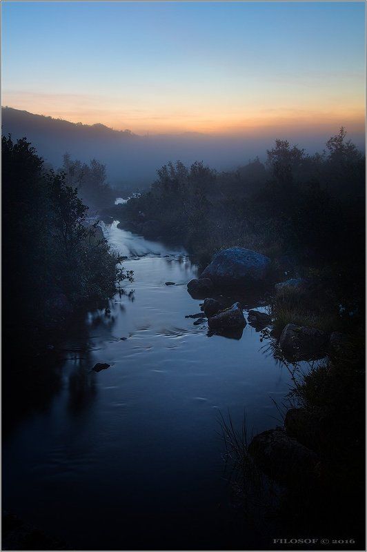 Туманный ручеек... фото превью