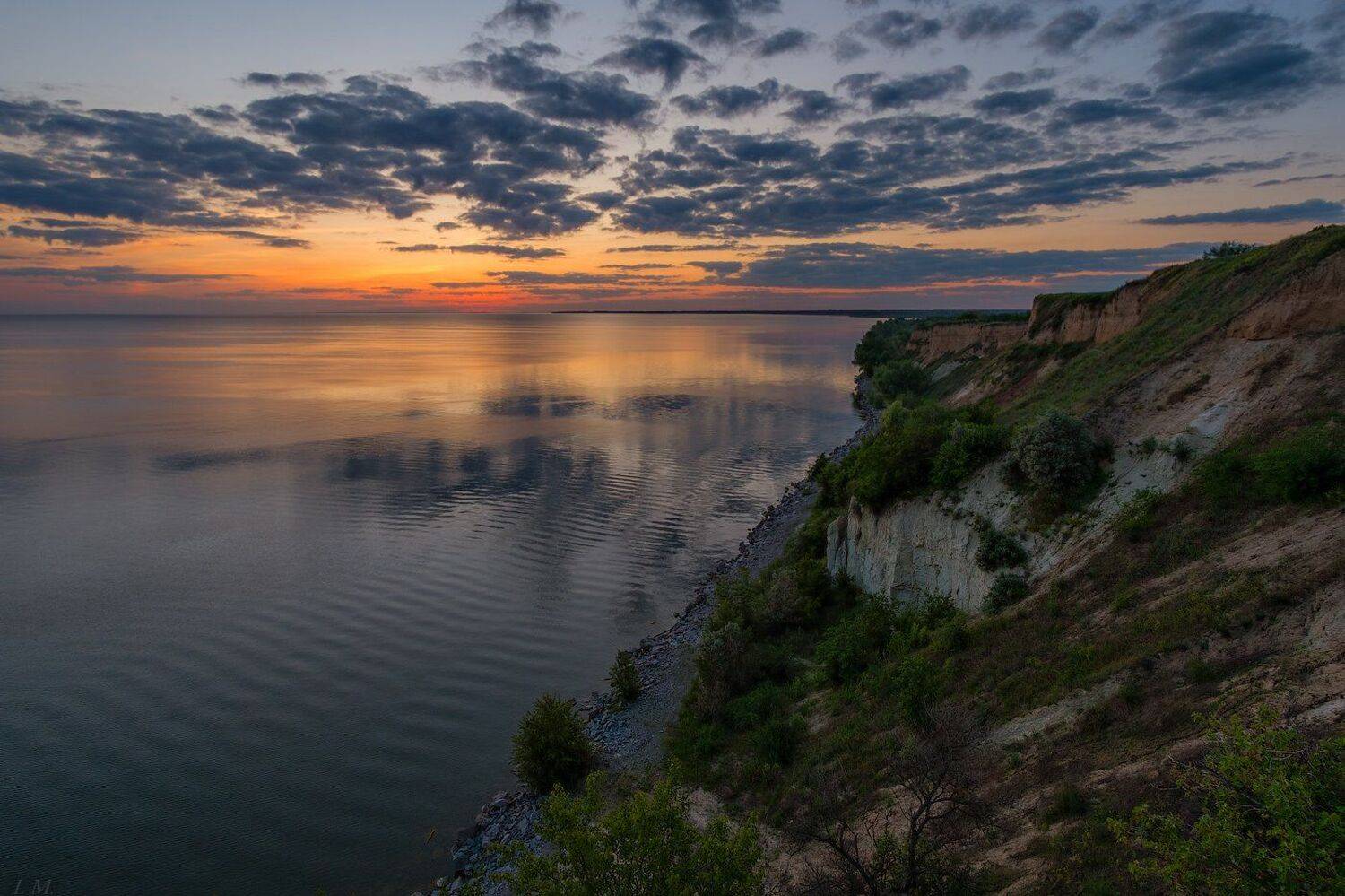 море, закат, sunset, I'M