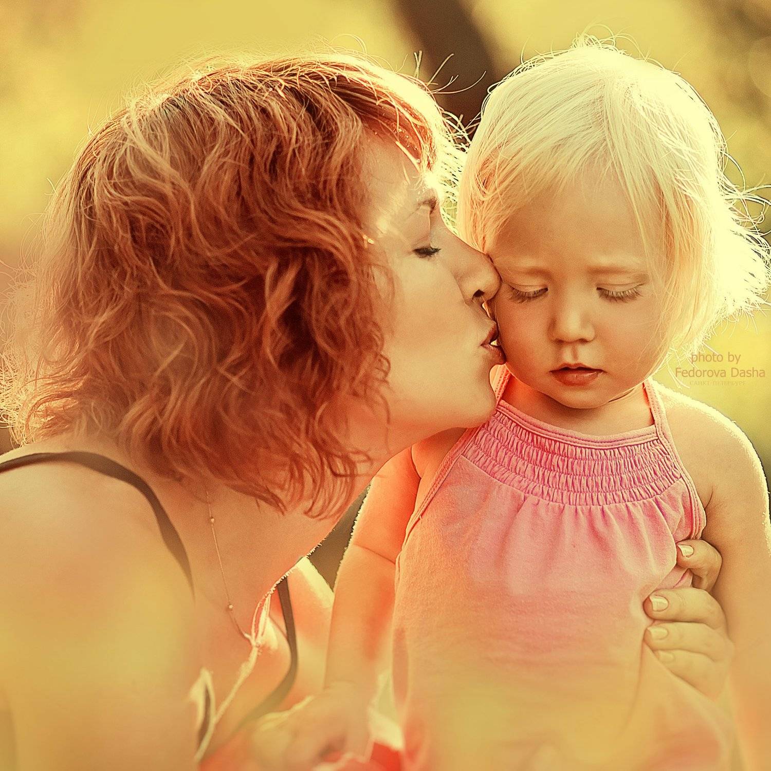 лето, дети, мама, дочка, солнце, Фёдорова Дарья