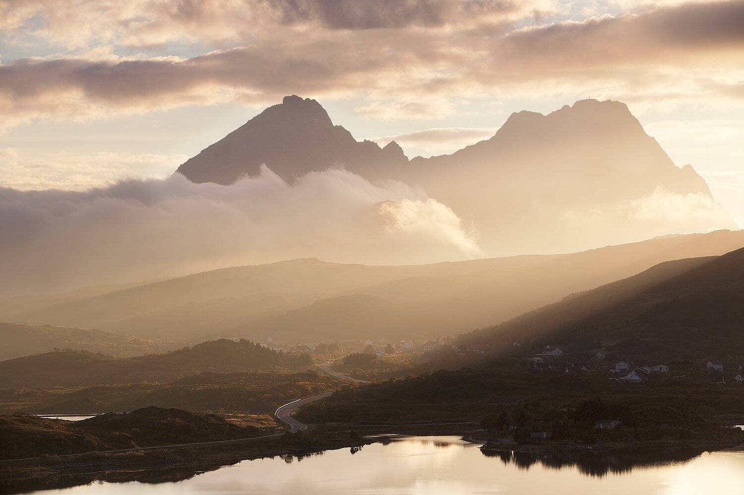 Norway, Закат, Лофотены, Норвегия, Сергей Луканкин