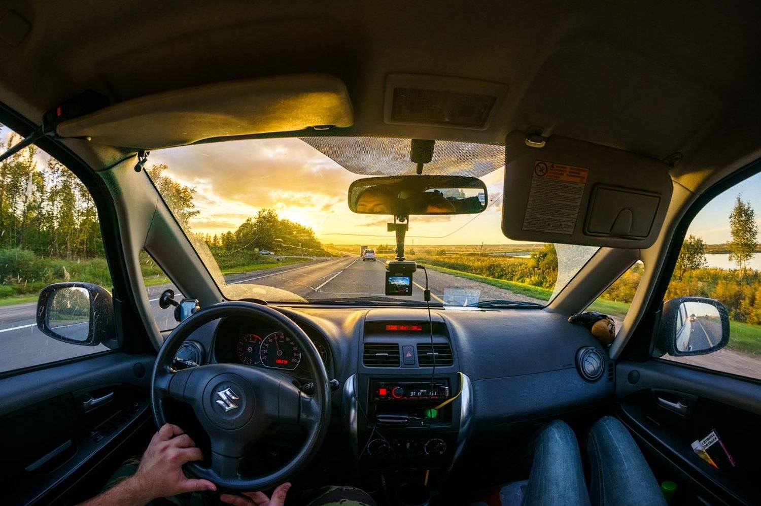 Suzuki вечер закат солнце девушка машина , Королев Саша