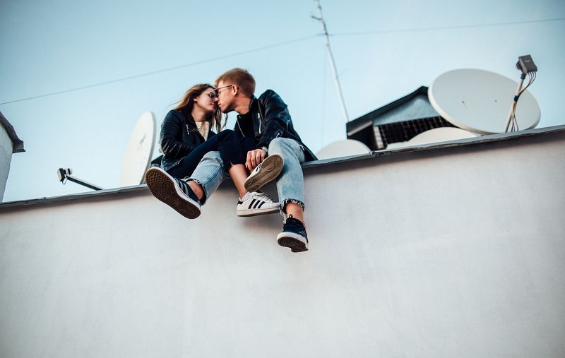 любовь, на крыше, любить, лавстори  фото превью