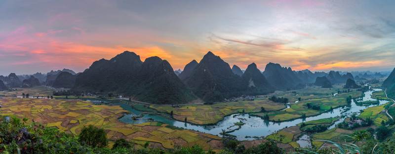 Morning in Ngoc Con, Cao Bang - Vietnam фото превью