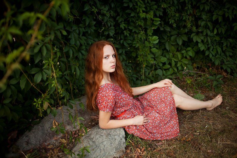 девушка, рыжая,  Анжелика фото превью