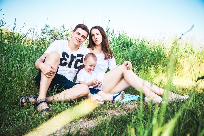 portrait, beautiful, model, people, family Family фото превью