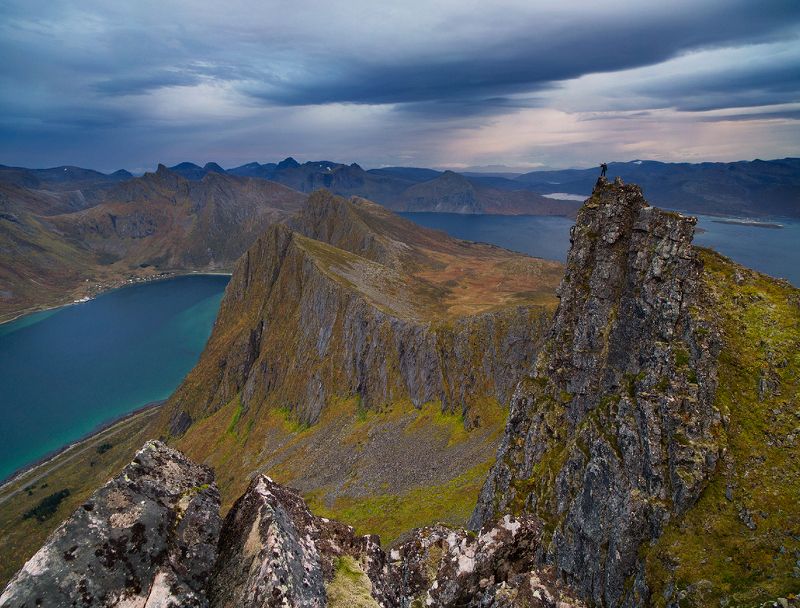 norway, норвегия На вершине горы Husfjellet фото превью