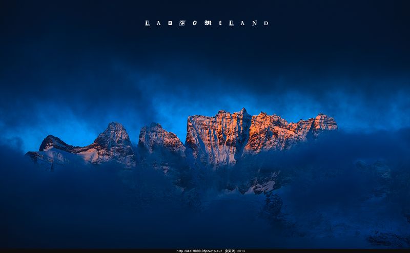 日出雪峰 восход  Сюэфэн  фото превью