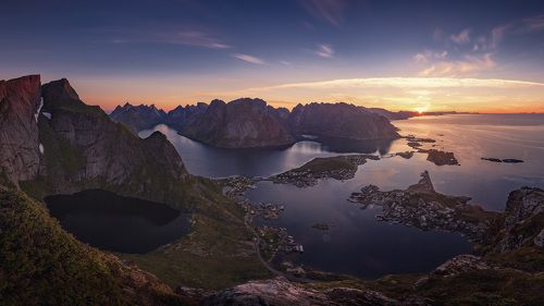 Рассвет на Reinebringen