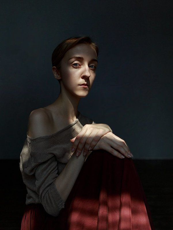 девушка, портрет, солнце  фото превью