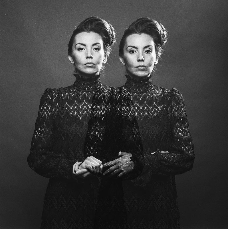 blackendwhite, portrait, analog, ilford Duble фото превью