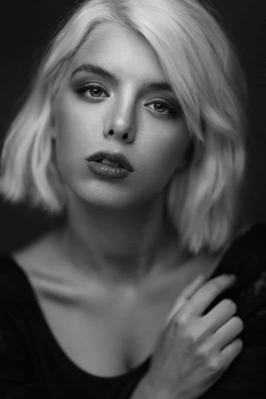 portrait, beauty, headshot, eyes, face, Venoos фото превью
