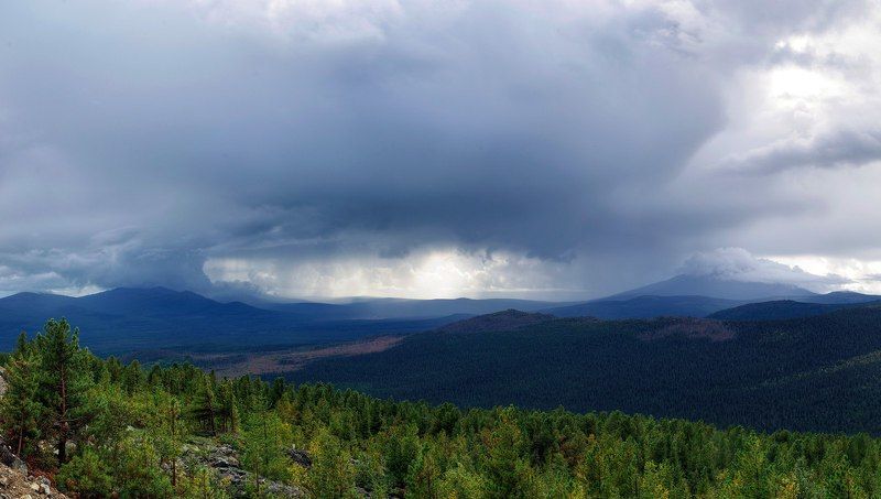 Горы, Небо, Урал Небесное око фото превью