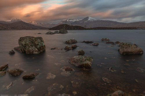 Рассвет на озерце Лохэн-на-Ахлайс