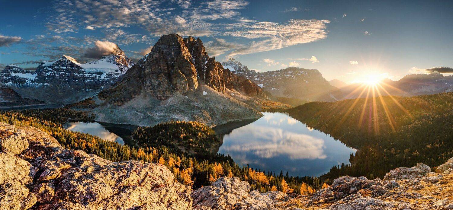 канада, canada, banff, lake magog, lake sumburst, lake cerulean, Алексей Сулоев