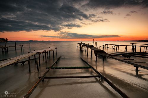 Autumn sunset at Ravda, Bulgaria