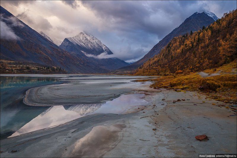 Аккем, Алтай, Аня графова, Горный алтай, Горы, Катунский хребет, Осень Осенний Аккем фото превью