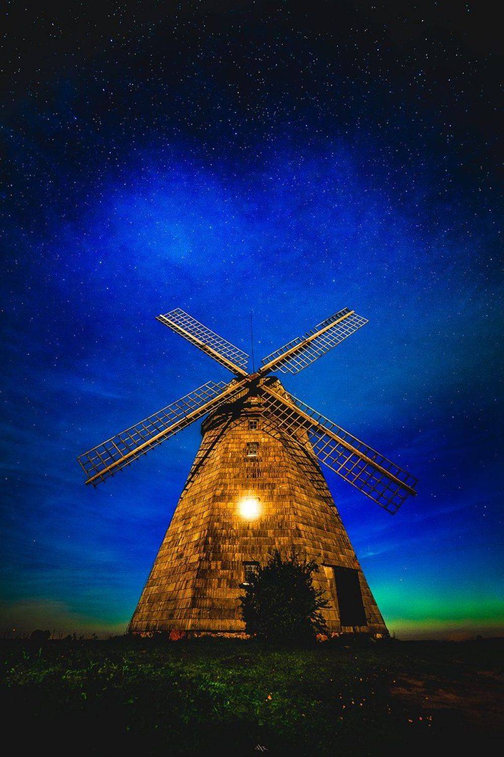 Aurora borealis, Lithuania, Long exposure, Night, Руслан Болгов (Axe)