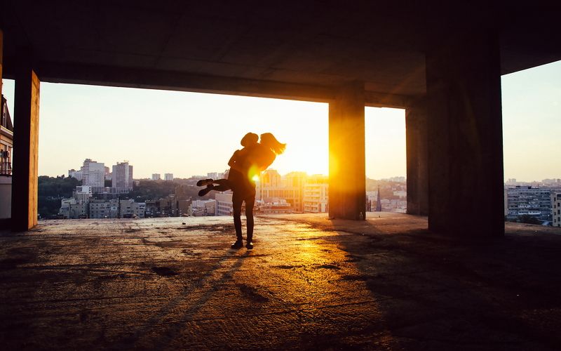 любовь, лавстори, свет В лучах солнца фото превью