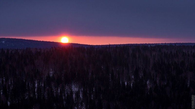 усьвинские столбы, усьва, река, скалы, горы, рассвет, утро, весна, снег, пермский край Рассвет на Усьвинских столбах фото превью