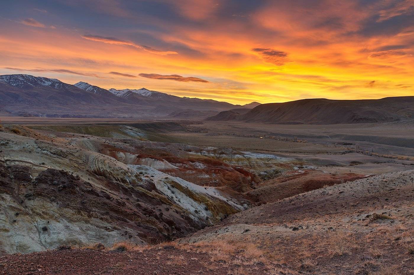пейзаж, алтай, горы, рассвет, небо, облака, Dmitriy  Baginskiy