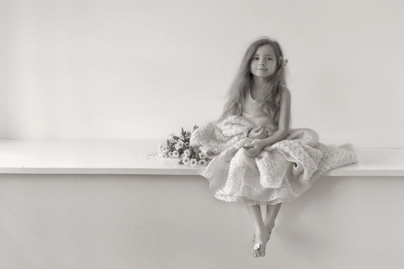 дети, ребенок, девочка, утро Утром  фото превью