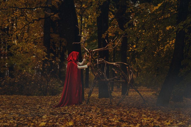 Red autumn .red autumn. фото превью
