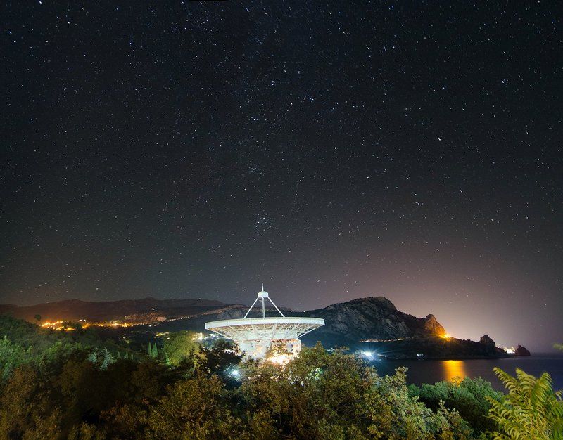 крым, ночь, кацивели Звезды Кацивели фото превью