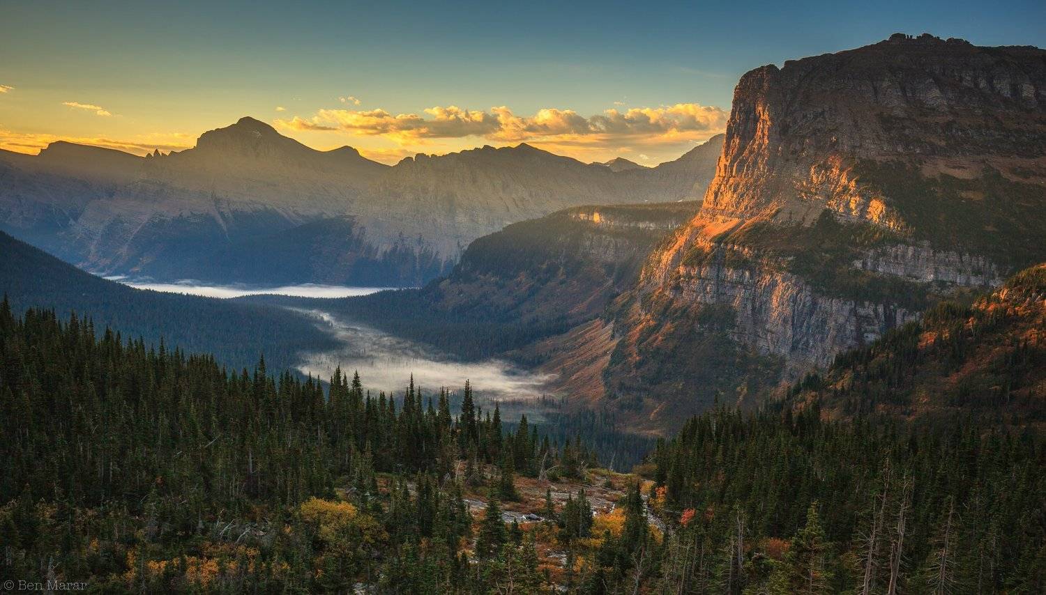 glasier, national, park, Ben Marar