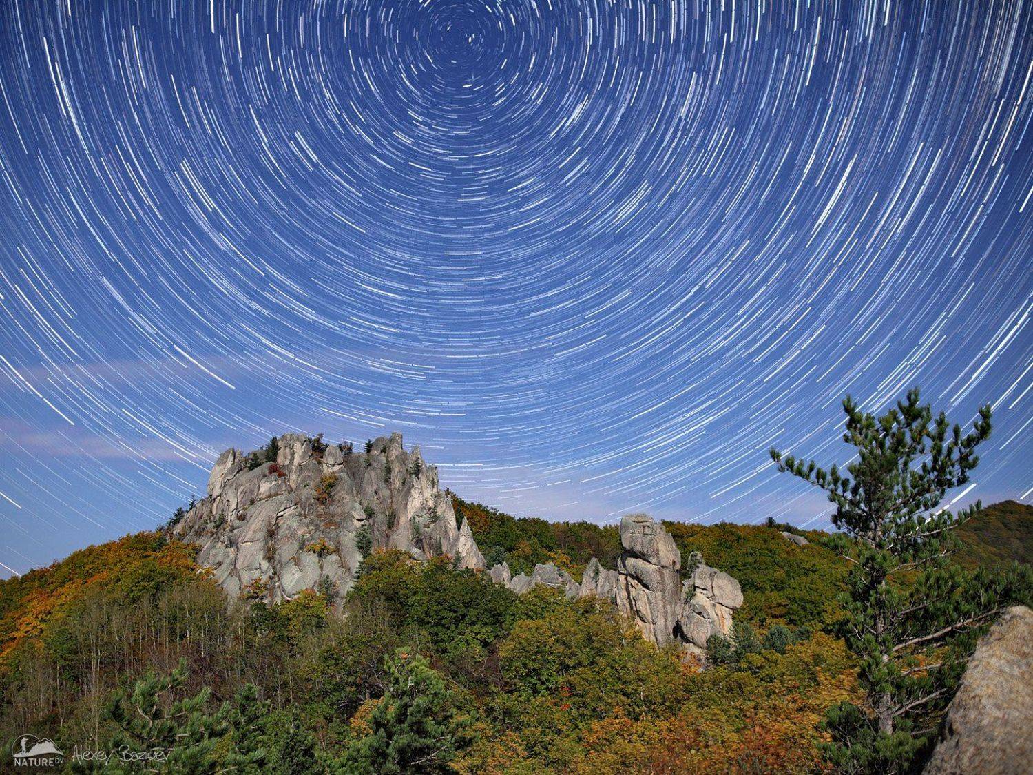 паркдраконов, дальнийвосток, скалы, ночь, звезды, Алексей Базуев