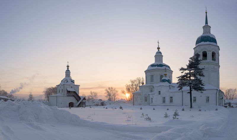 ...Монастырское утро...2 фото превью