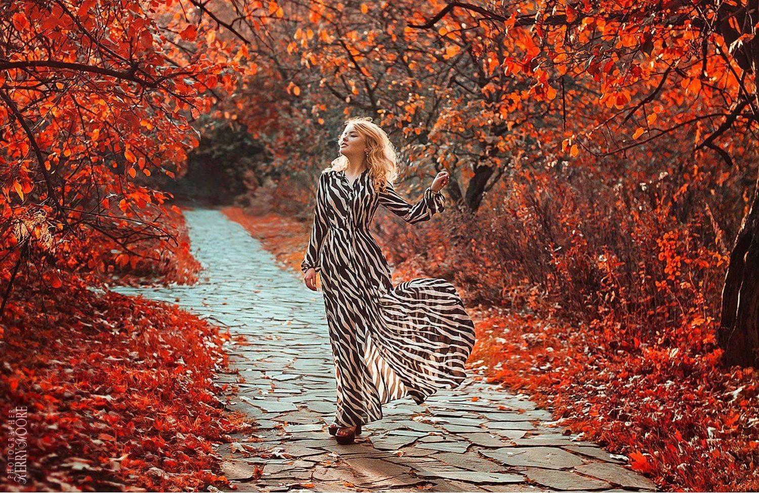 portrait, girl, style, nature, indian, model,beauty,осень,портрет, Kerry Moore