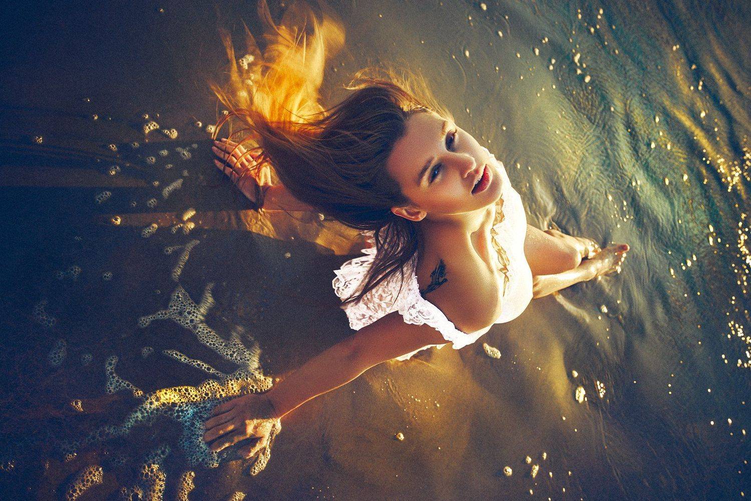 woman, portrait, beach, beauty, golden, sea, sand, Руслан Болгов (Axe)