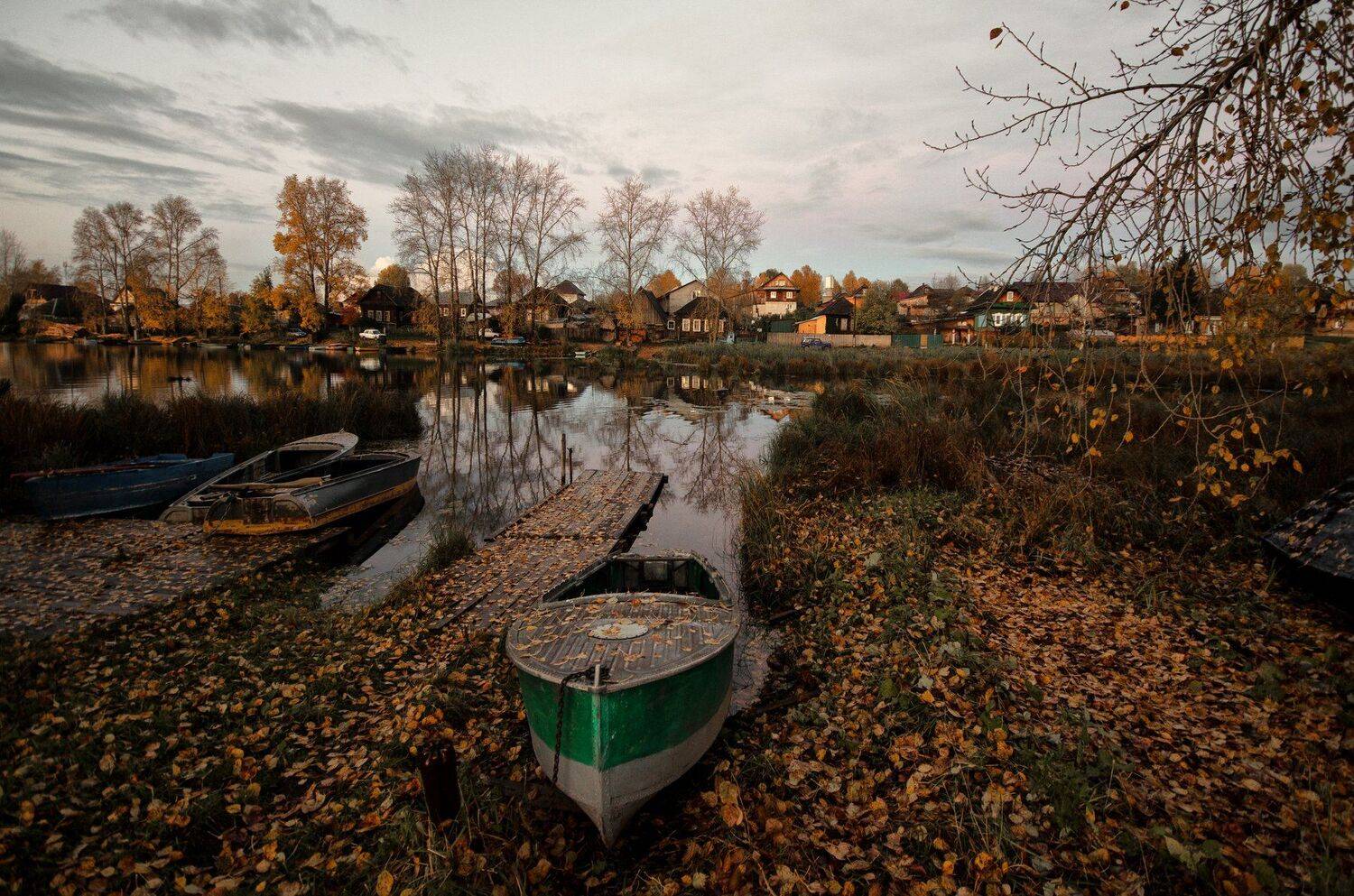 Осень,лодочка,листья,природа,nature,vyatka,вятка, Карепанов Евгений