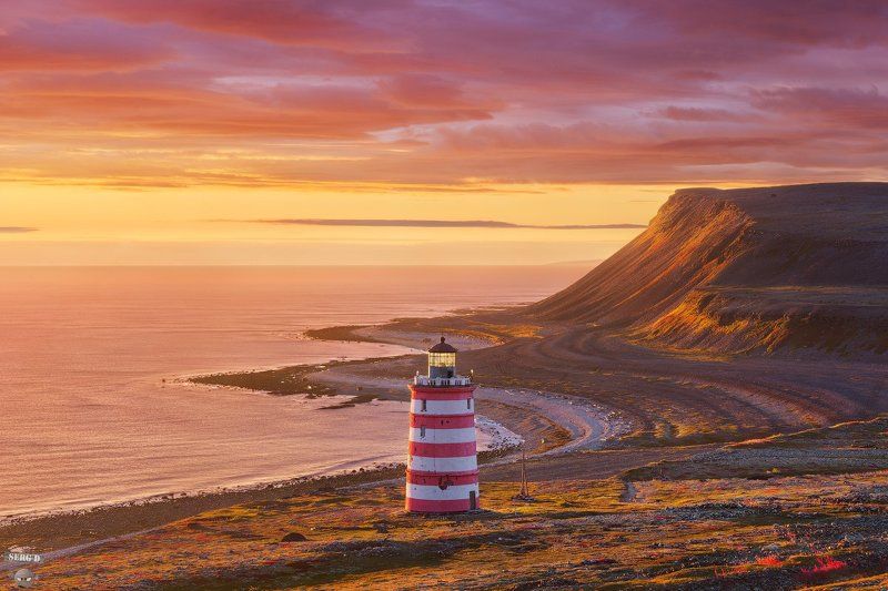 Северный Кильдинский маяк фото превью