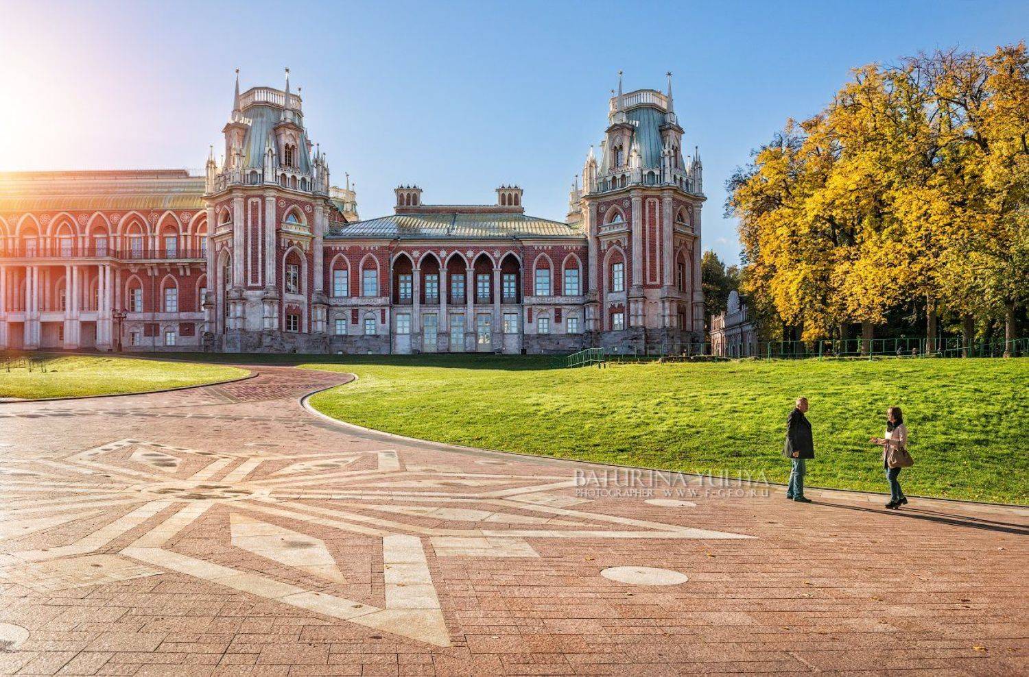 москва, царицыно, люди, двое, дворец, осень, Юлия Батурина