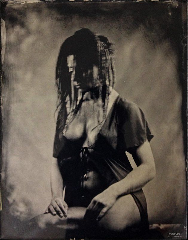 Амбротип на стекле *** фото превью