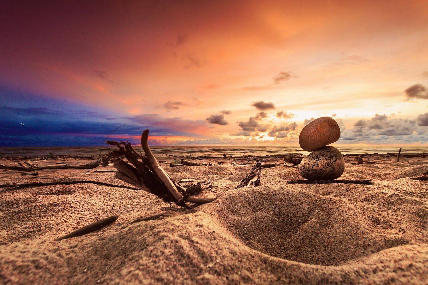 baltic sea, landscape, seascape, sunset, colors, Руслан Болгов (Axe)