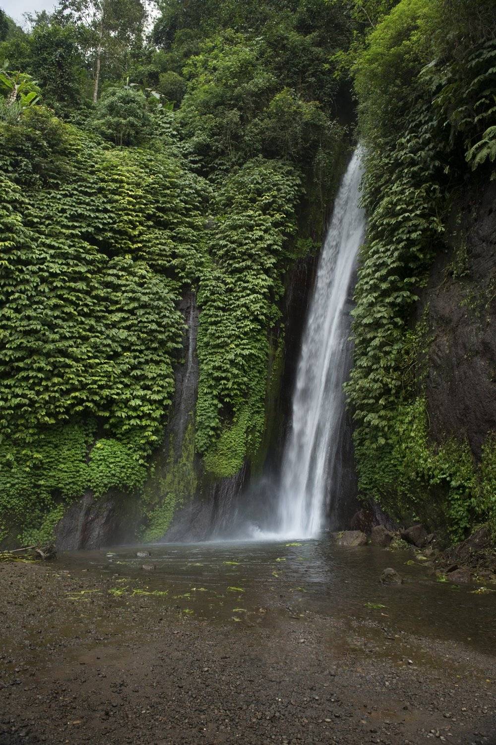 бали, остров, водопад, Марина Мудрова