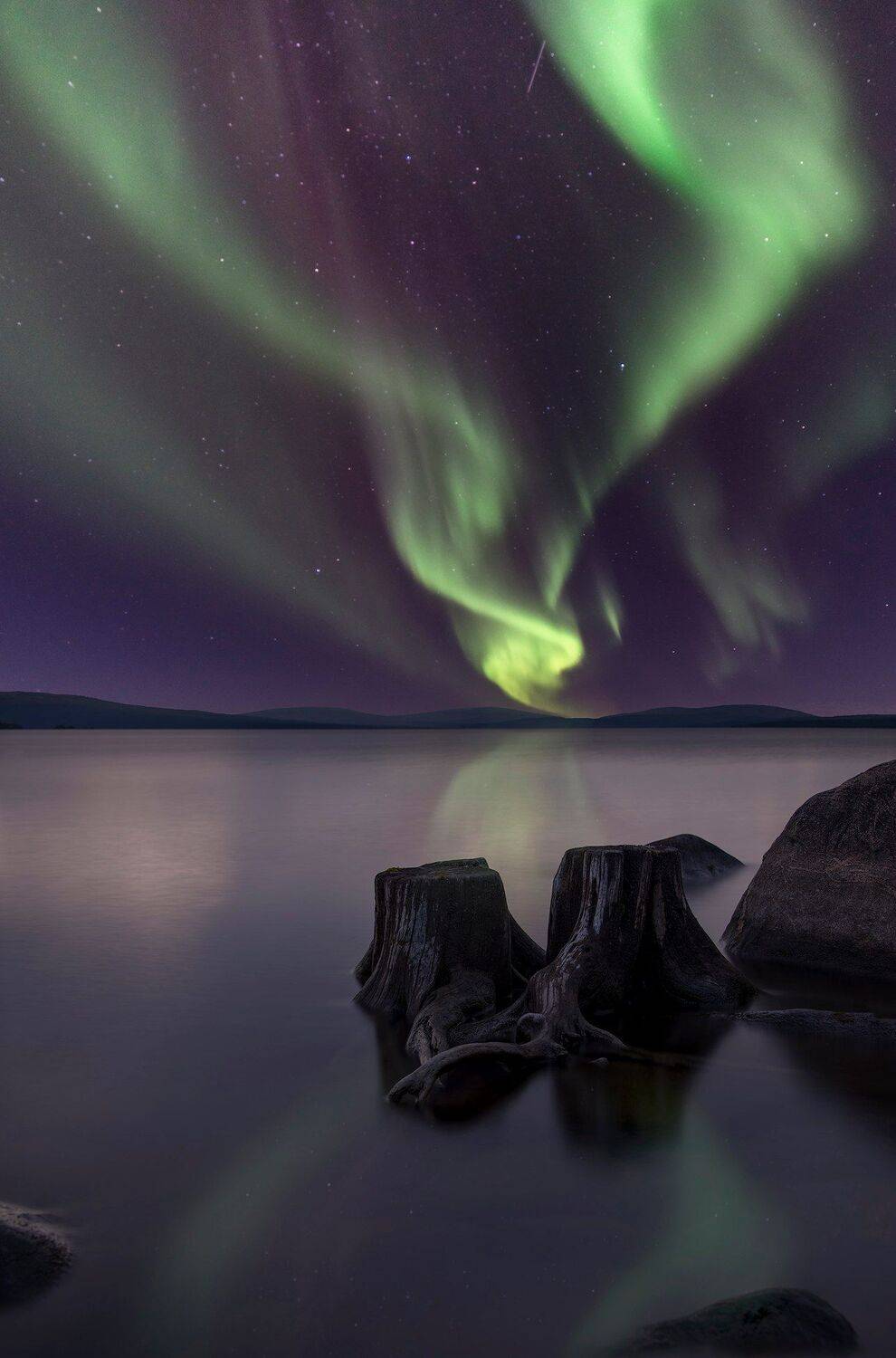 Aurora Borealis, северное сияние, Васильев Алексей