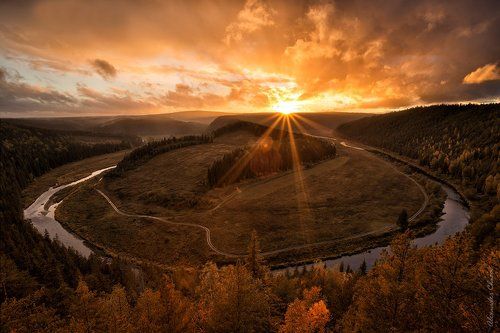 Закат на Сером камне