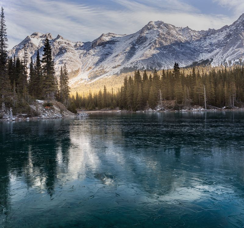 elbowlake, canada, kananskis, country ЛЕДЯНЫЕ КРУЖЕВА фото превью