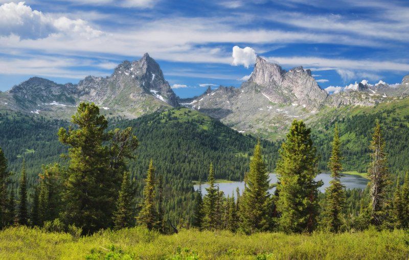 Ергаки. Пики Птица и Звездный фото превью