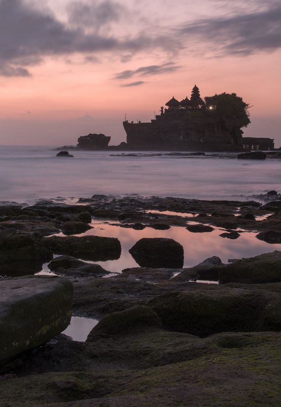 храм, бали, остров, экзотика, загадка, закат, рассвет Танах Лот фото превью