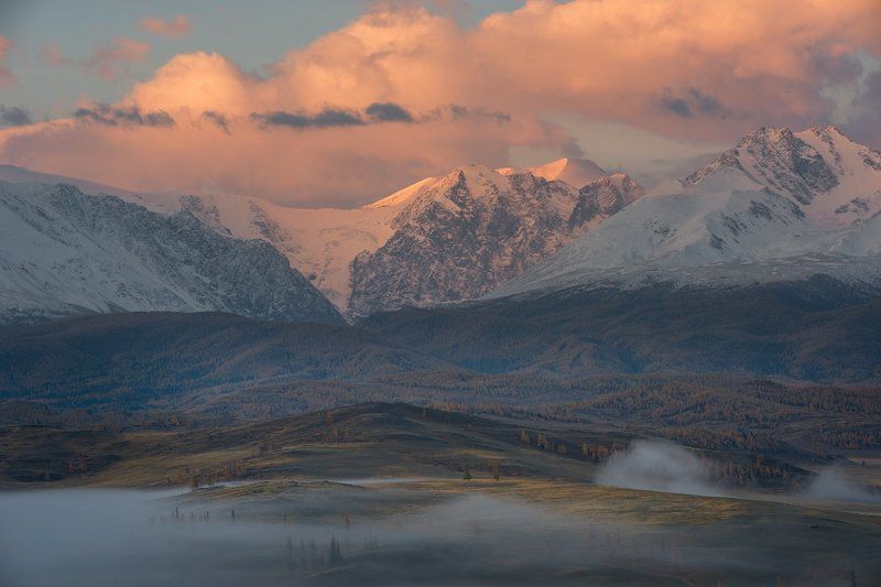 рассвет над Северо-Чуйским хребтом фото превью