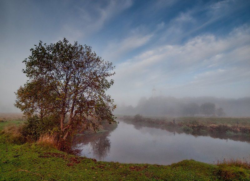 Осенним утром на Шерне... фото превью