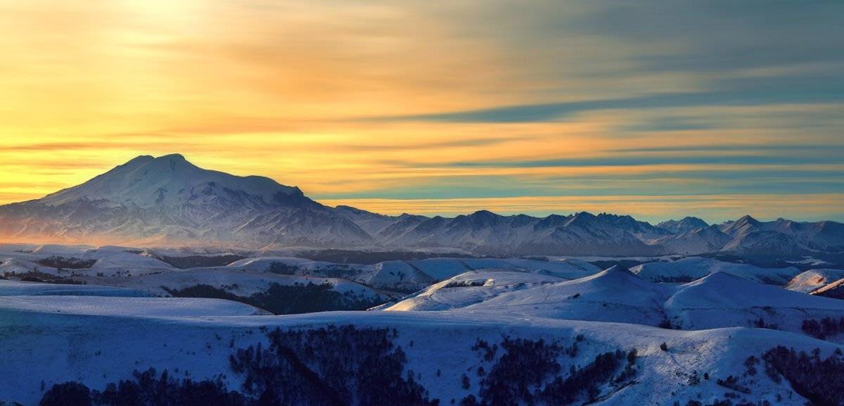 эльбрус,утро,гумбаши, Елена Брежицкая